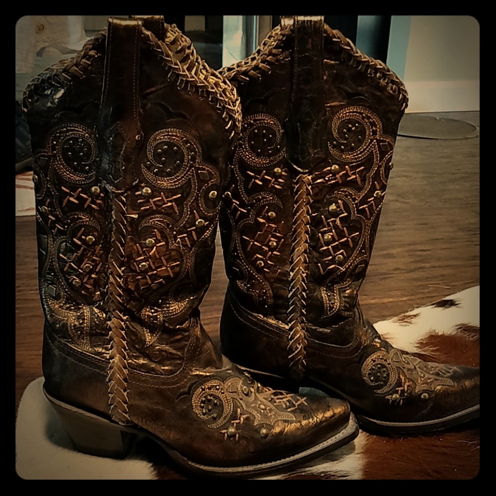 Corral Western Boots - Liked new (used only once)